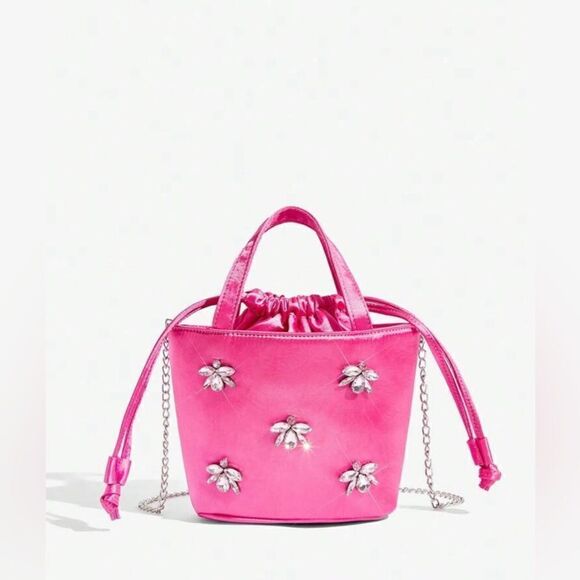 Diamond pink bag A29 - Picture 1 of 7